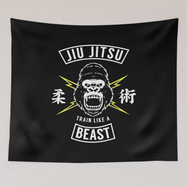 Item preview, Jiu Jitsu Train Like a Beast designed and sold by samuraijiujitsu.