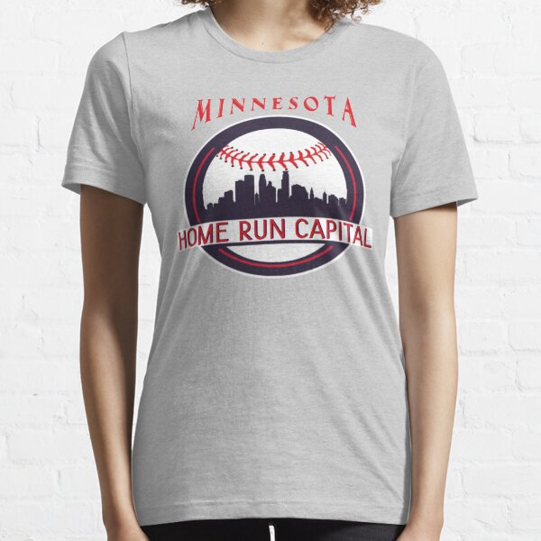 Minnesota Baseball Home Run Men Women Kids Essential T-Shirt