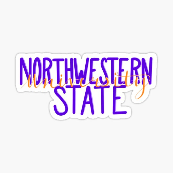"Northwestern State University" Sticker for Sale by sgg012 Redbubble
