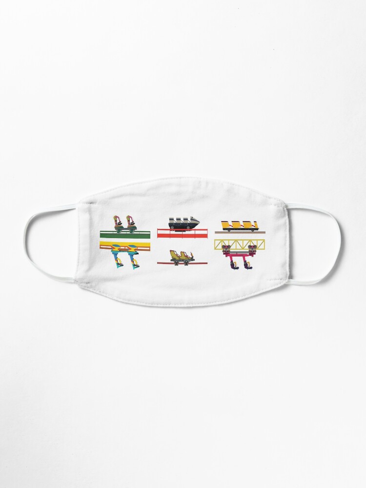 Alternate view of Dorney Park Coaster Cars Design Mask