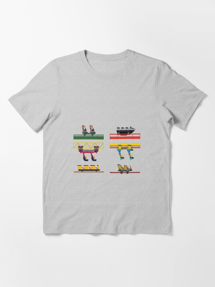 Alternate view of Dorney Park Coaster Cars Design Essential T-Shirt