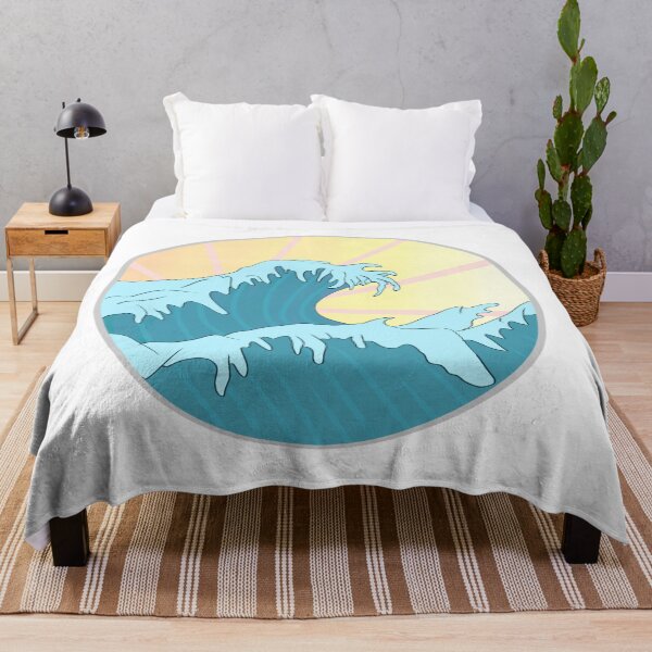 Item preview, peach sunset wave designed and sold by ameliab11.