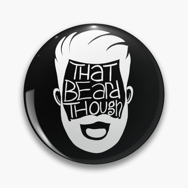 Item preview, That beard though (white) designed and sold by Little Authenticities.