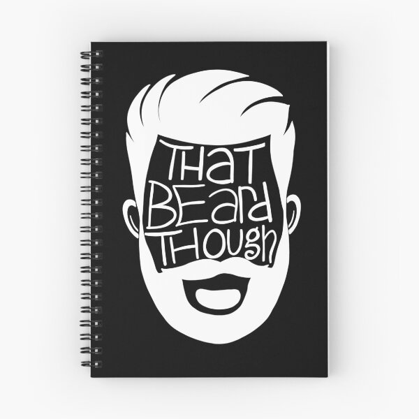 Item preview, That beard though (white) designed and sold by Little Authenticities.