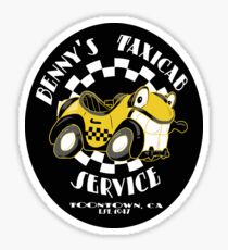 Benny's Taxicab Service Sticker