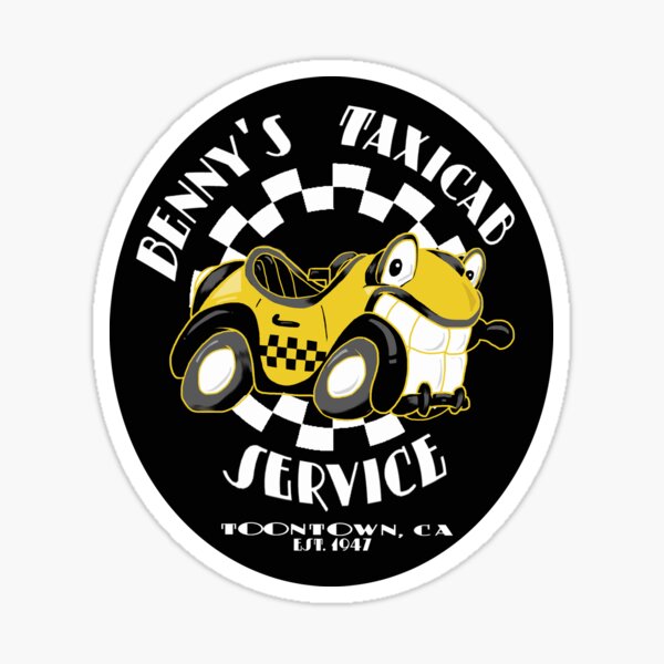 Vista previa del artículo con la obra «Servicio de Taxi de Benny», diseñado y vendido por GroovyGecko.