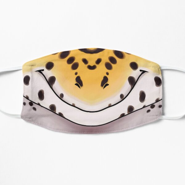 Emotive - Leopard Gecko Happy Flat Mask