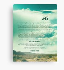 Ride - Monologue Canvas Print