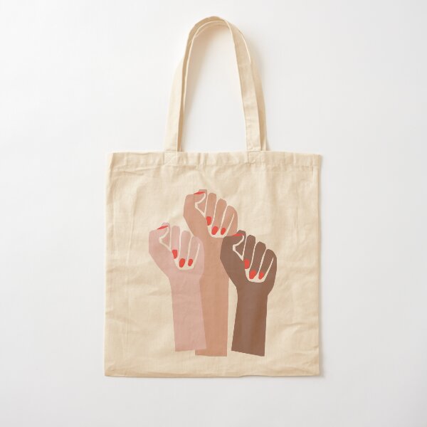 Girl Power Cotton Tote Bag