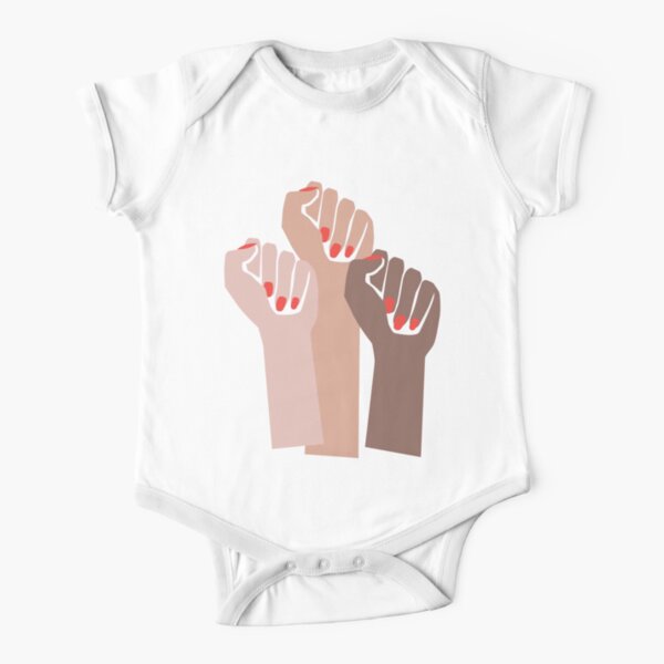 Girl Power Short Sleeve Baby One-Piece