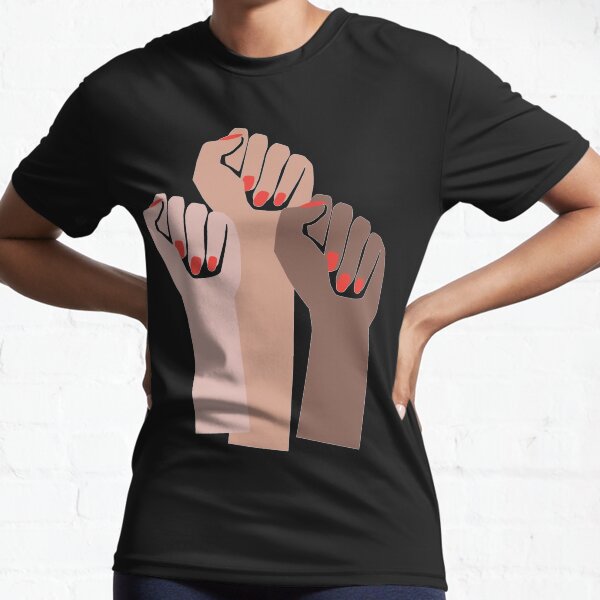 Poder femenino Camiseta deportiva