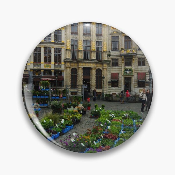 Item preview, Flower markets and gilded statues Brussels - Belgium designed and sold by Norman Repacholi | Keystone Photography.
