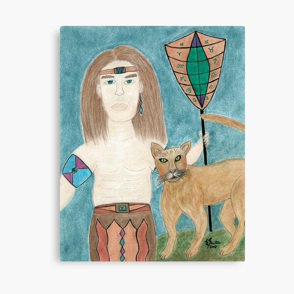 The Cougar Warrior Within Canvas Print