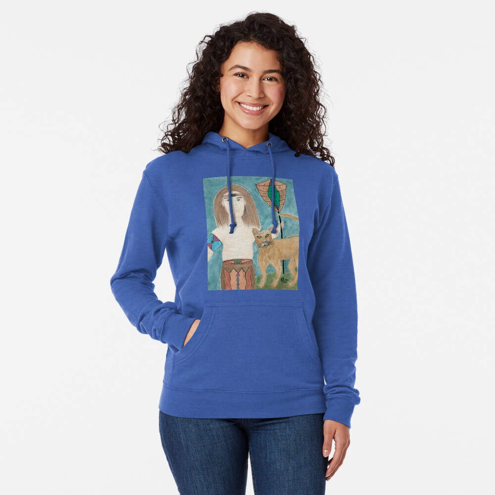 The Cougar Warrior Within Lightweight Hoodie