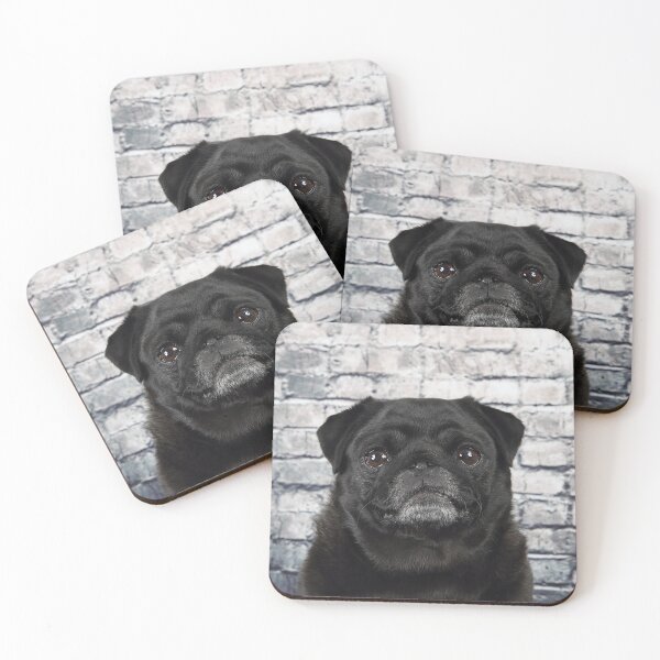 Item preview, Black Pug Head designed and sold by mlorenz.