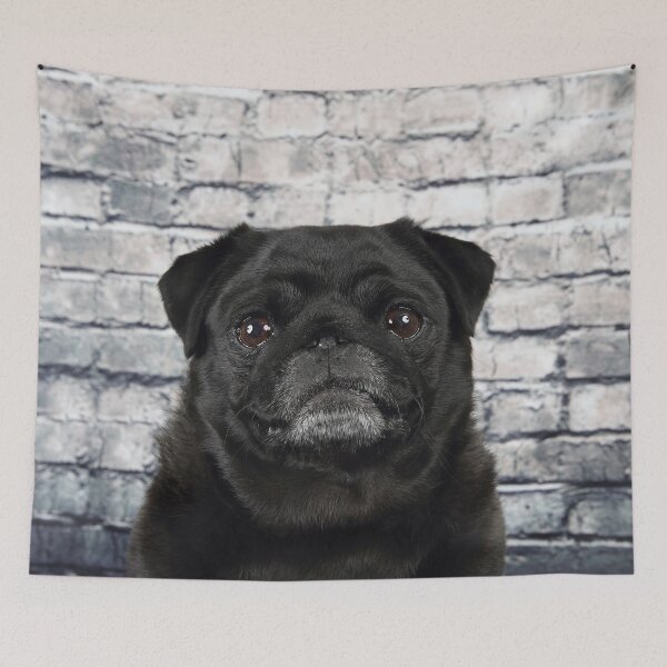 Item preview, Black Pug Head designed and sold by mlorenz.