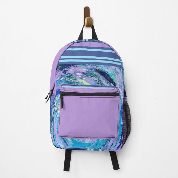 Artikelvorschau, Ausdrucksstarkes abstraktes Color Blocking in Lila von Courtney Hatcher entworfen und verkauft von cghatcherart.