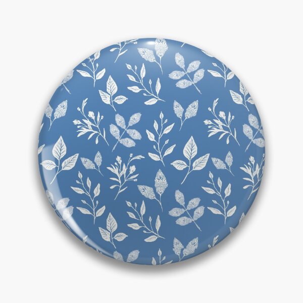 Item preview, Ornate Blue Leaf Pattern designed and sold by Amanda-Lakey.