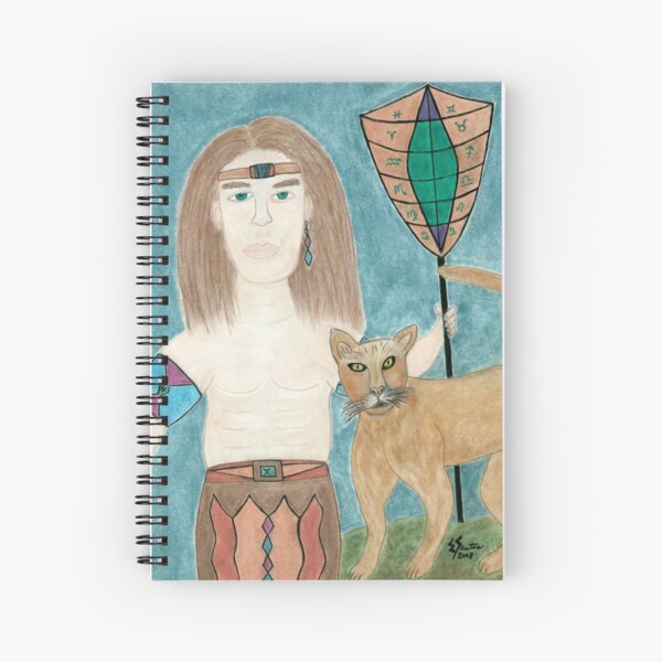 The Cougar Warrior Within Spiral Notebook