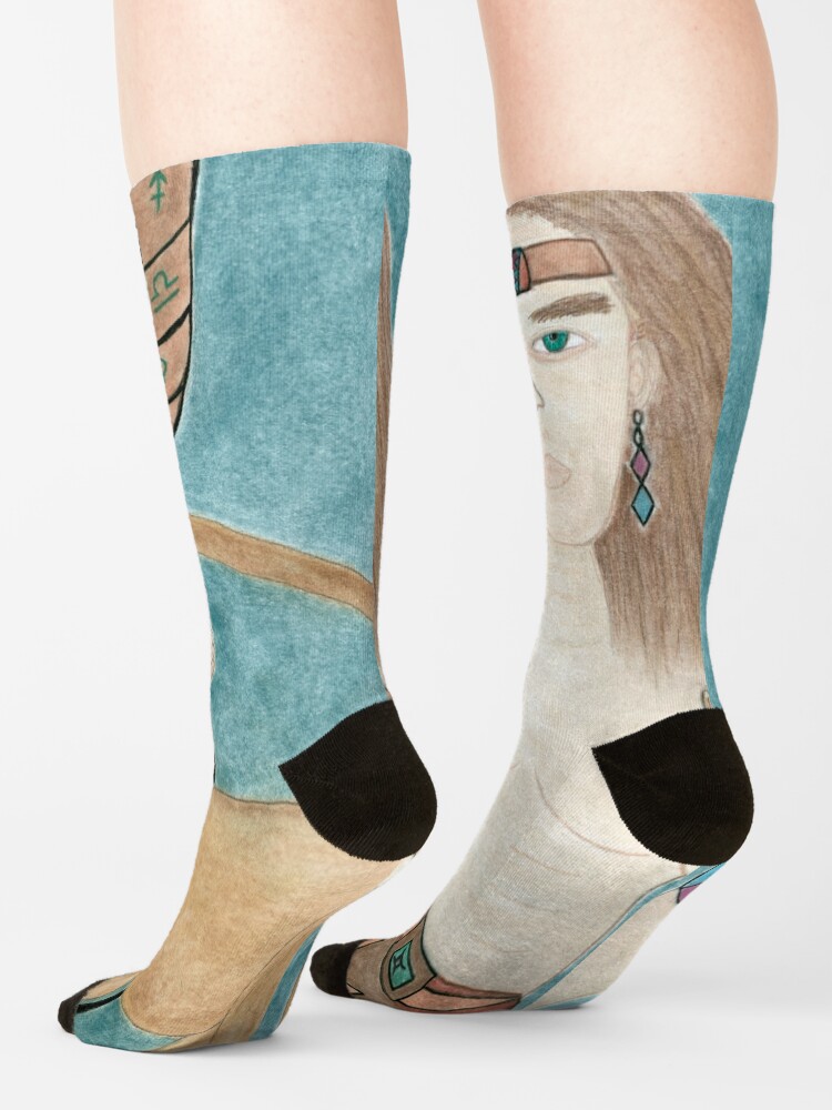 Alternate view of The Cougar Warrior Within Socks