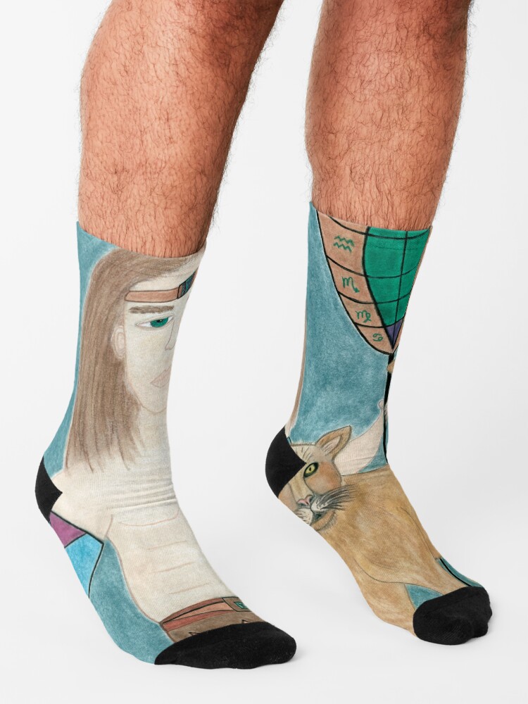 Alternate view of The Cougar Warrior Within Socks
