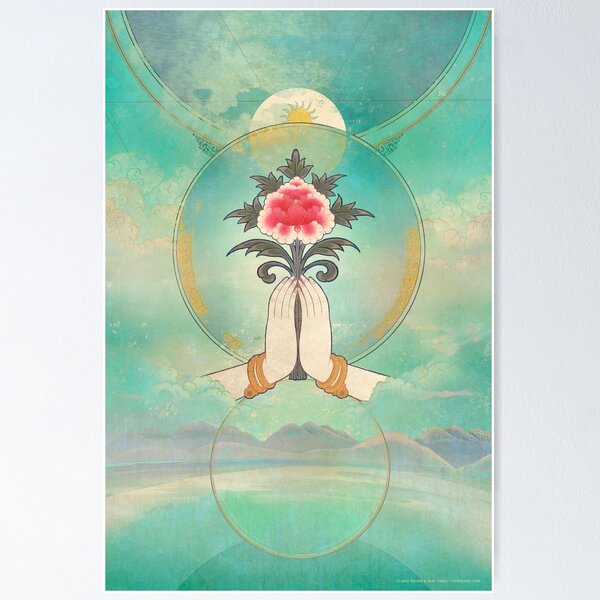 Item preview, Divine Offering (Anjali Mudra) designed and sold by AngiandSilas.