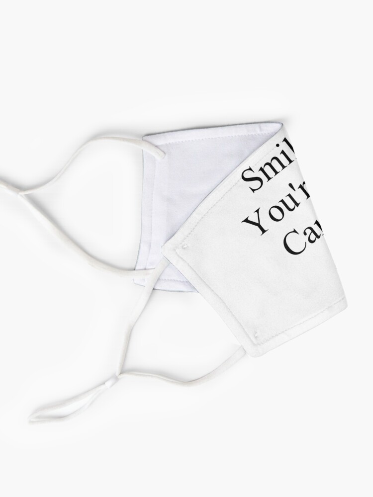 Alternate view of Smile You're on Camera Sign Mask