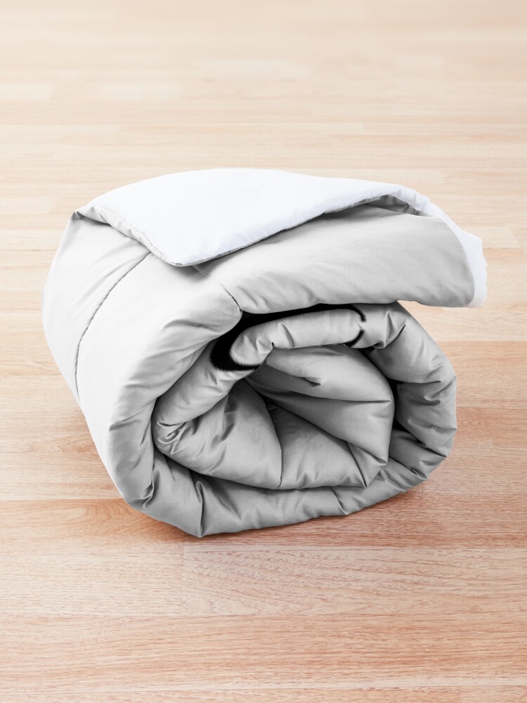 Alternate view of Smile You're on Camera Sign Comforter