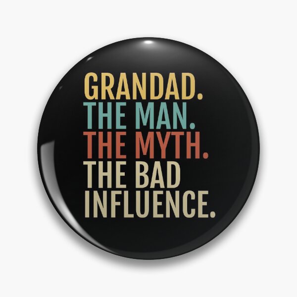 Item preview, Grandad Gift - The Man Myth Bad Influence - Funny designed and sold by EstelleStar.
