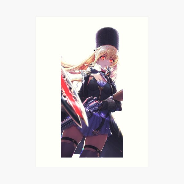 Mia Karnstein Code Vein Art Print By Hishamstation Redbubble