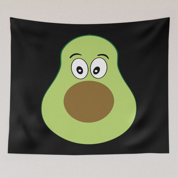 Item preview, Avocado Cute Food Face  designed and sold by Kiwi-Tienda2017.