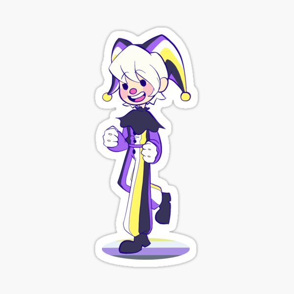 Item preview, Pride Clown (NB Flag) designed and sold by FrenchieFie.