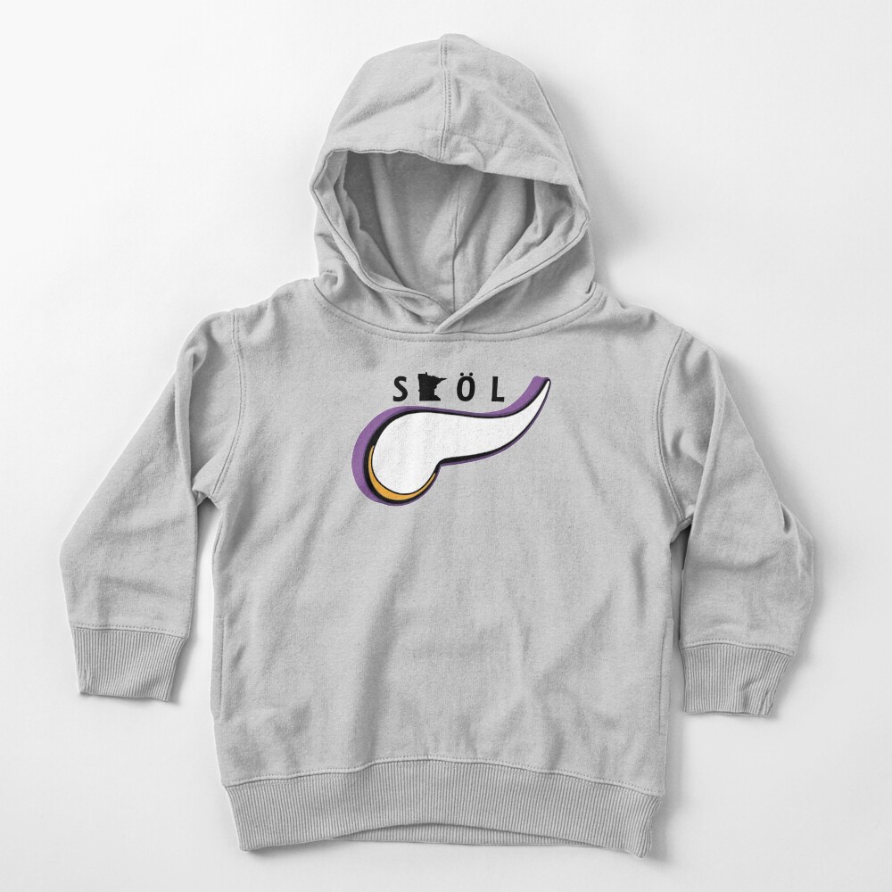 Skol Vikes Horn Toddler Pullover Hoodie