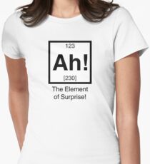 Ah! The element of surprise! Women's Fitted T-Shirt