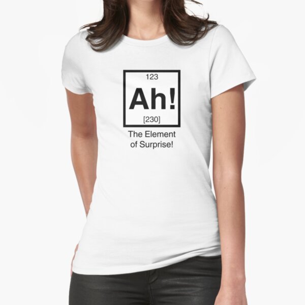 Ah! The element of surprise!  Fitted T-Shirt