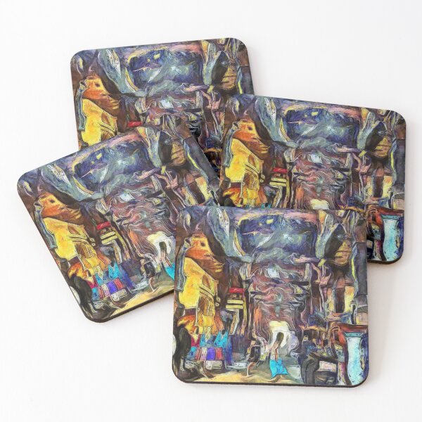 Item preview, Indoor Bazaar Shops Dubai UAE KPA designed and sold by karynpeters.