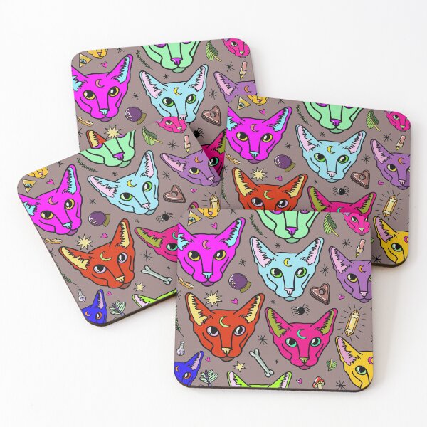 Item preview, witchy kitties designed and sold by gmathecreator.