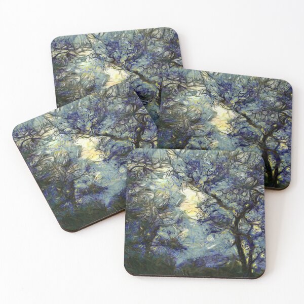 Item preview, Moonlight Through African Savanna Trees South Africa KPA designed and sold by karynpeters.