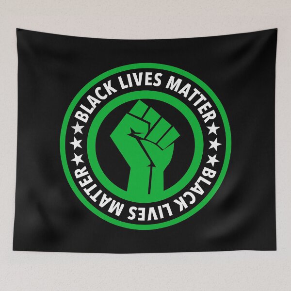 Item preview, Black Lives Matter - Black Power Fist (verde) designed and sold by Thelittlelord.