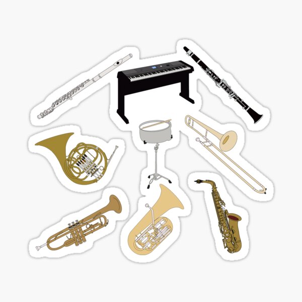Item preview, Instruments sticker pack designed and sold by Haley Keizur.