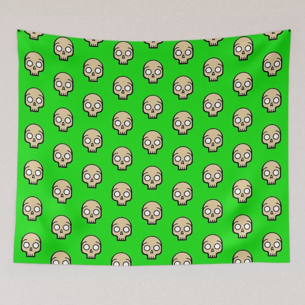 Item preview, Bright Green Skulls designed and sold by harrizon.