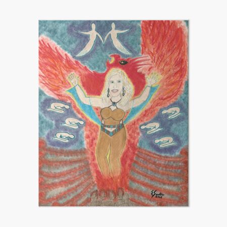 The Phenix Rising Art Board Print