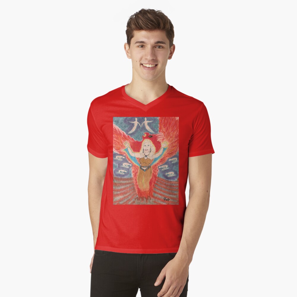 Item preview, V-Neck T-Shirt designed and sold by anumani.