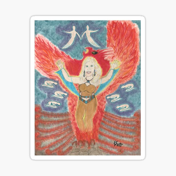 The Phenix Rising Sticker