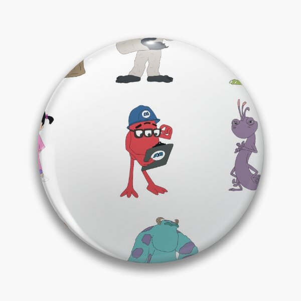 Item preview, Monsters inc sticker set designed and sold by Haley Keizur.