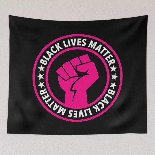 Item preview, Black Lives Matter - Black Power Fist (fuschia) designed and sold by Thelittlelord.