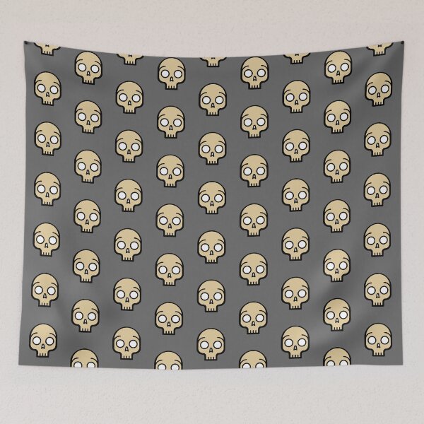 Item preview, Gray Grey Skulls designed and sold by harrizon.