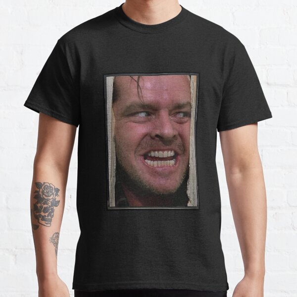 THE SHINING AXE T Shirt Stanley Kubrick Overlook Hotel Redrum Heres Johnny Tee