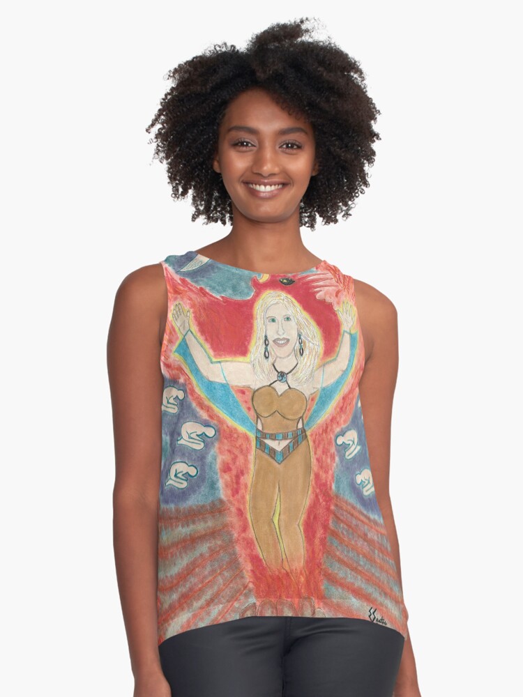 Item preview, Sleeveless Top designed and sold by anumani.