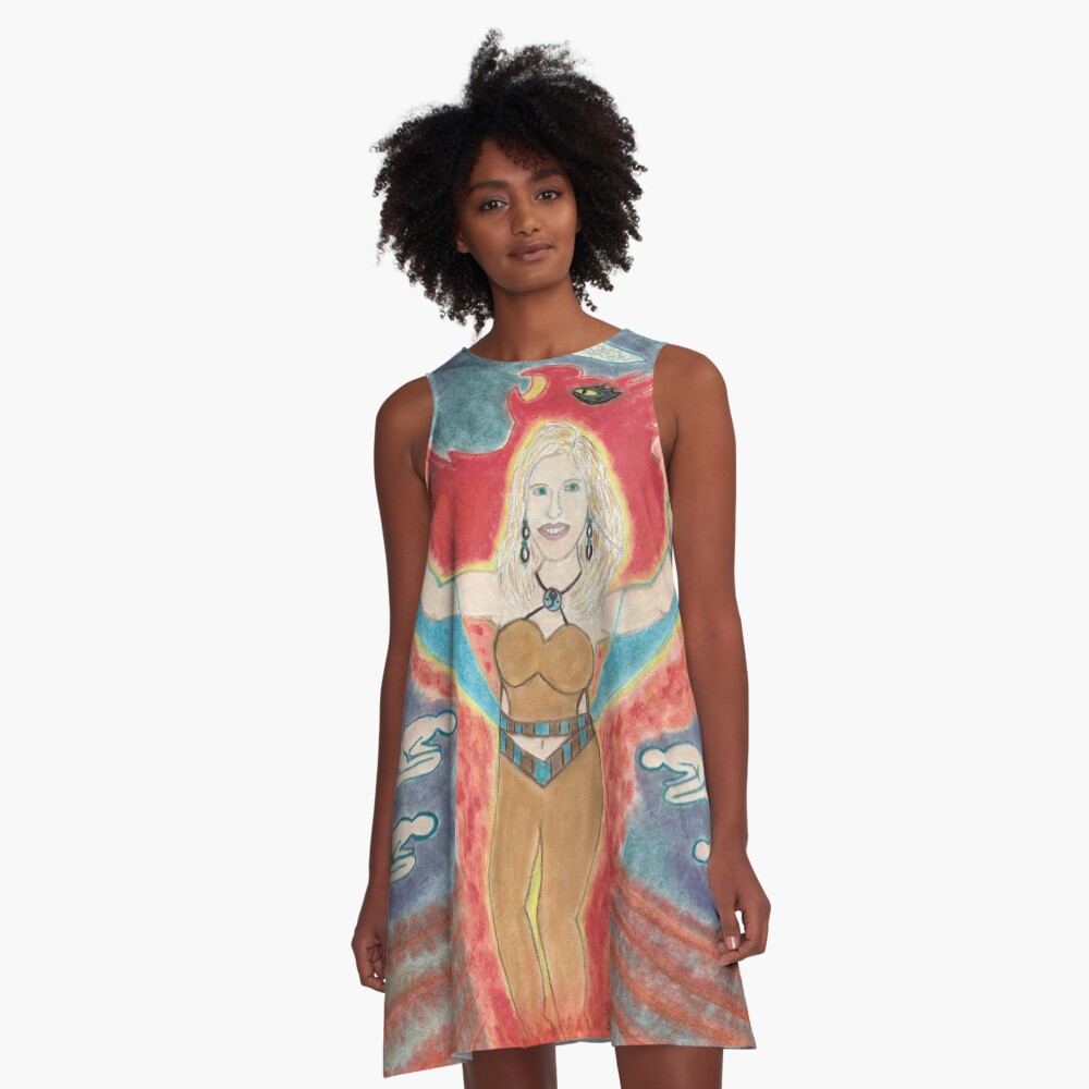 Item preview, A-Line Dress designed and sold by anumani.